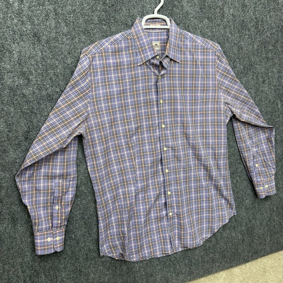 Peter Millar Long Sleeve Button up Shirt Men's size Large multicolor - Picture 8 of 12